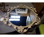 MIROIR ROND CADRE METAL