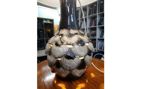 LAMPE DE SALON CERAMIQUE ECAILLE POISSON