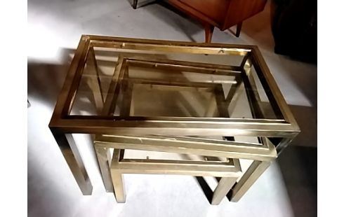 TABLE BASSE GIGOGNES LAITON VINTAGE