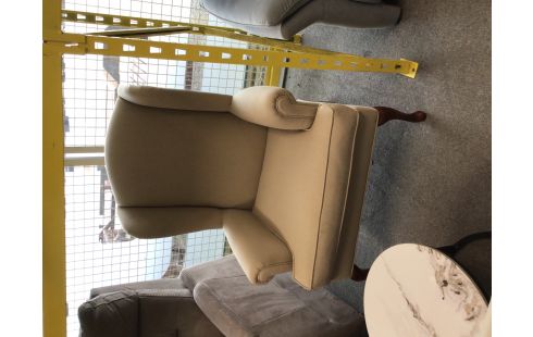 FAUTEUIL TISSU BEIGE