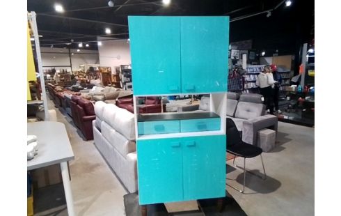 MEUBLE DE CUISINE BLEU TURQUOISE 4P 2T BLEU TURQUOISE