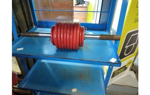 POIDS DE MUSCULATION + BARRE