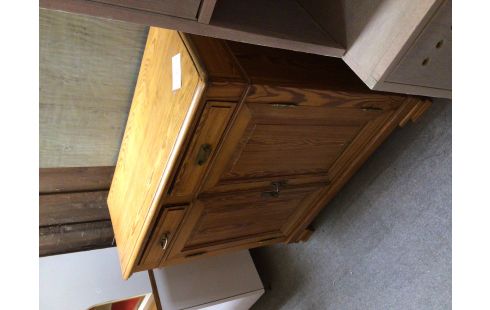 MEUBLE PIN 2 PORTES 2 TIROIRS