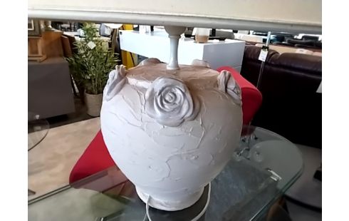 LAMPE Ecru roses