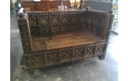 BANQUETTE INDIENNE COFFRE RAJASTHAN