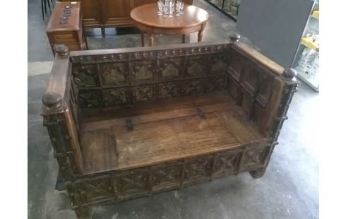 BANQUETTE INDIENNE COFFRE RAJASTHAN