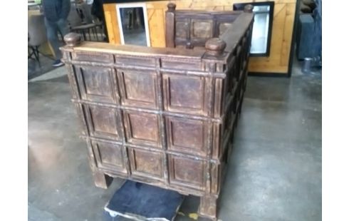 BANQUETTE INDIENNE COFFRE RAJASTHAN