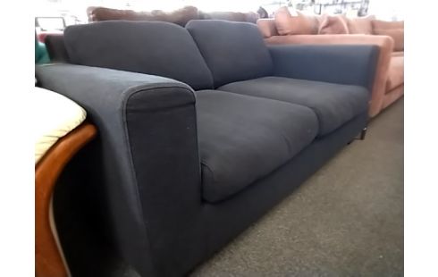 CANAPE 2 places tissu gris