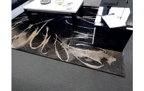 TAPIS Moderne noir L 295x200