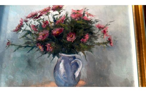 GEMÃLDE, , HEIZKÖRPER BLUME GEWIDMET