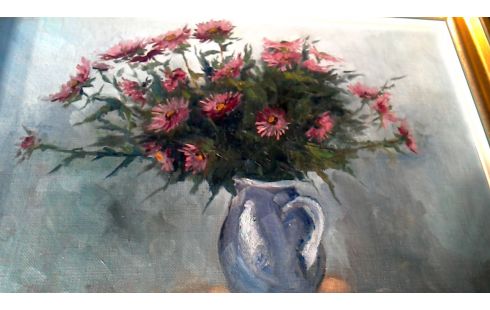 GEMÃLDE, , HEIZKÖRPER BLUME GEWIDMET