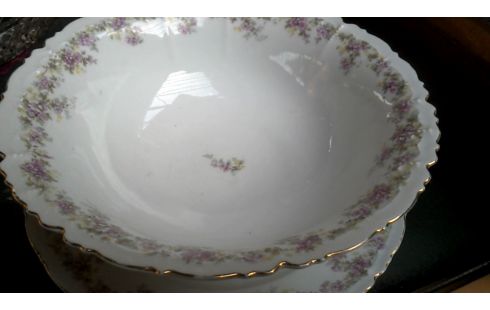 SCHÜSSEL MET, , TELLER ROSA BLUME