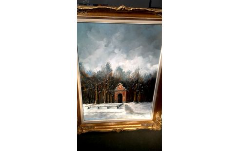 SCHILDERIJ KAPEL WINTER GET LENTACKER