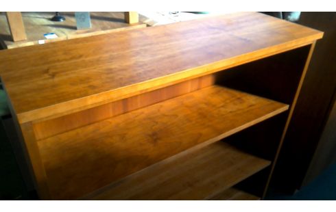 BOEKENKAST LAAG HOUT LOOK