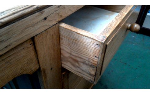 BUREAU EIK 1 DEUR 4 LADEN OUD