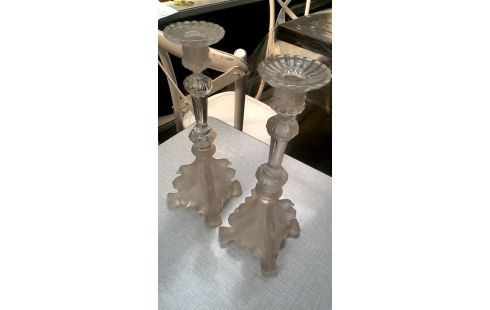 KANDELAAR GLAS LOT VAN