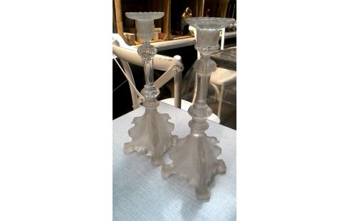 KANDELAAR GLAS LOT VAN