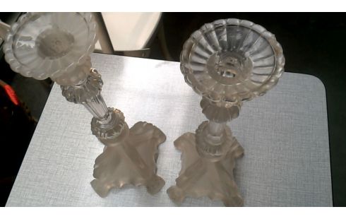 KANDELAAR GLAS LOT VAN