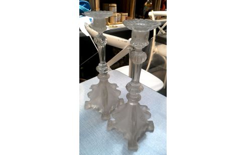 KANDELAAR GLAS LOT VAN