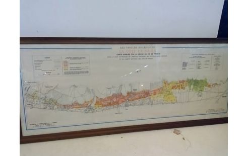 CADRE CARTE DES VINS COTE DE NUITS