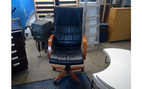 BUREAUSTOEL HOUTWERK VINTAGE MP