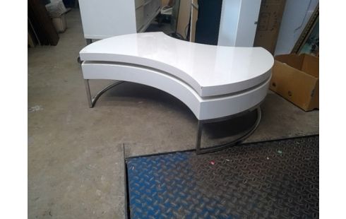 SALONTAFEL LAAG WIT ROTEREND