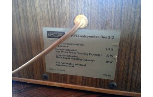 LUIDSPREKER X2 GRUNDIG VINTAGE