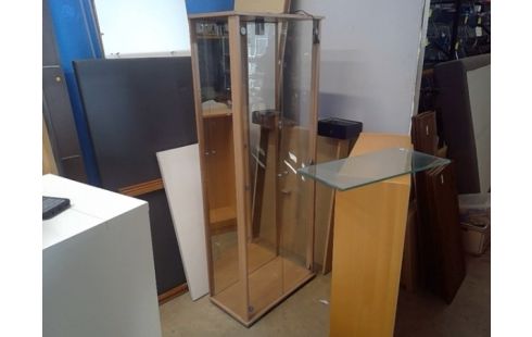 VITRINEKAST MET SPIEGEL 3 GL. LEGGERS