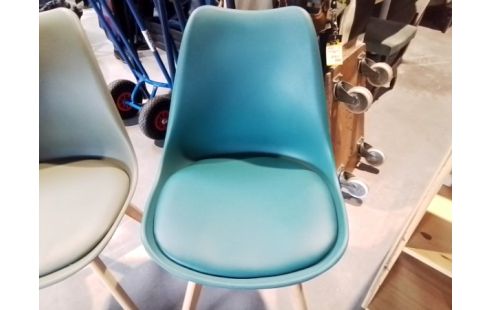 CHAISE SCANDINAVE BLEUE