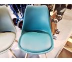 CHAISE SCANDINAVE BLEUE