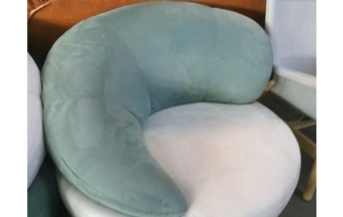 FAUTEUIL TISSU VERT