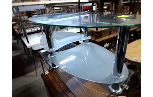 TABLE BASSE Pltx verres