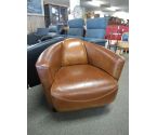 FAUTEUIL MARRON SKAI