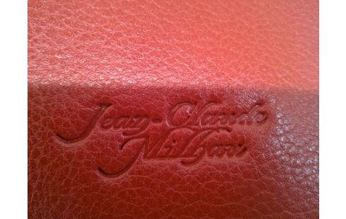 HANDTAS ROOD LEDER JCM, NIEUWSTAAT