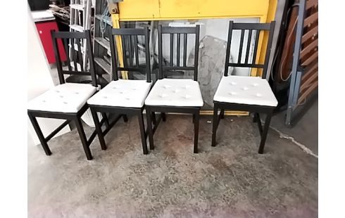 LOT DE 4 CHAISES IKEA