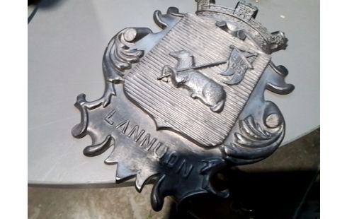 DECORATION PLAQUE ÉTAIN LANNION