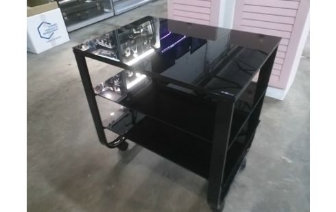 MEUBLE TV METAL VERRE