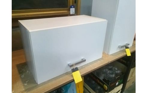 MEUBLE HAUT 1 PORTE BLANC