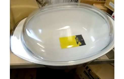 PLAT Avec couvercle verre