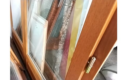 PORTE FENETRE BOIS  N3  CLE