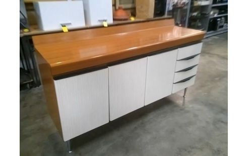 BAHUT BAS CUISINE 3 PORTE 4 TIROIRS