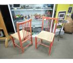 2 CHAISES STYLE SCANDINAVE MOBLER
