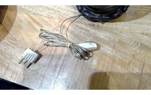 LAMPE A POSER CELADON  CRAQUELE ANCIENNE