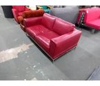 CANAPE D'ANGLE 2 places rouge
