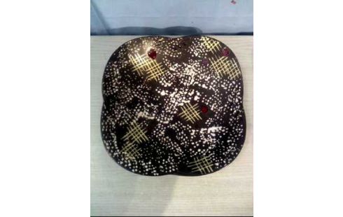 SCHALE KERAMIK SCHWARZ GESPRENKELT