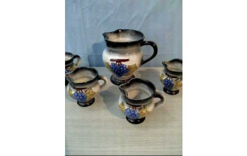 WEINKERAM.-SET 5-TLG. <WEINTRAUBEN>