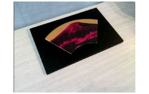 KERAMIK I.R. ROTER MOUNT FUJI <NORITAKE>