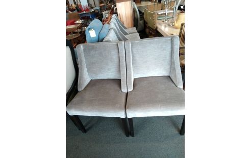 FAUTEUIL TISSU GRIS