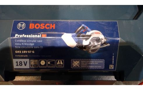 SCIE CIRCULAIRE BOSCH PROF. GKS 18V CHAR+2BT