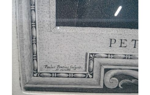 GRAVURE KOPER GRAVURE RUBENS DOOR P. PONTIUS